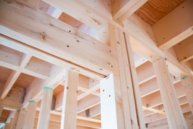 Timber house frame